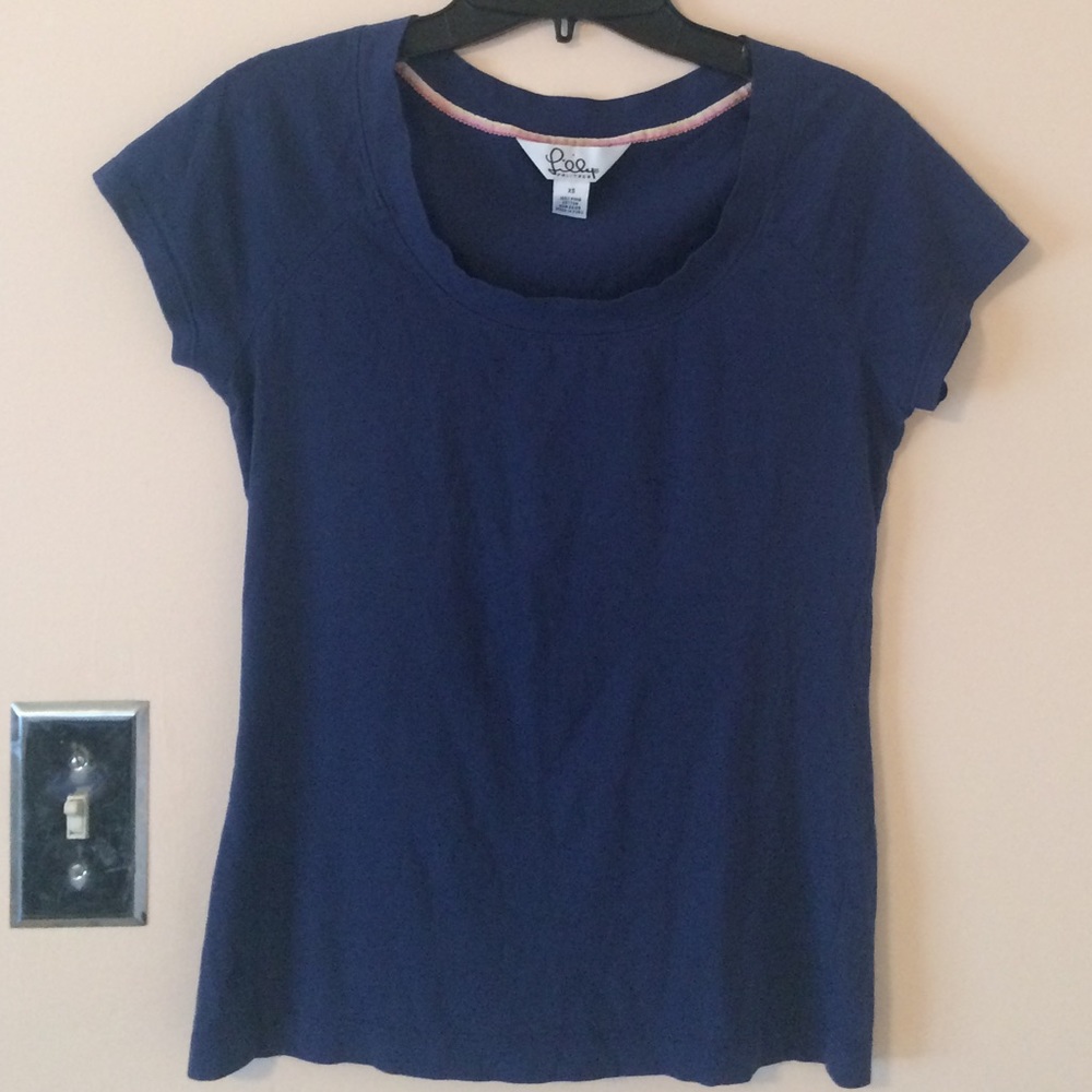 Lilly Pulitzer XS Blue Short Sleeve Top